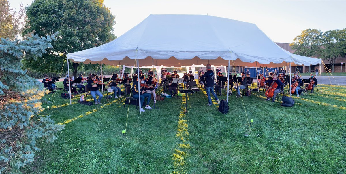 rythebowtieguy's tweet photo. A great camp filled with musicianship &amp; friendship. It was worth the wait (and the work) to see the kids laughing and making music together again. Where there’s a will, there’s a way. Nothing stops @AthensOrch   Many thanks to our boosters, volunteers, donors, and staff! 🎻 https://t.co/hb58G57iC6