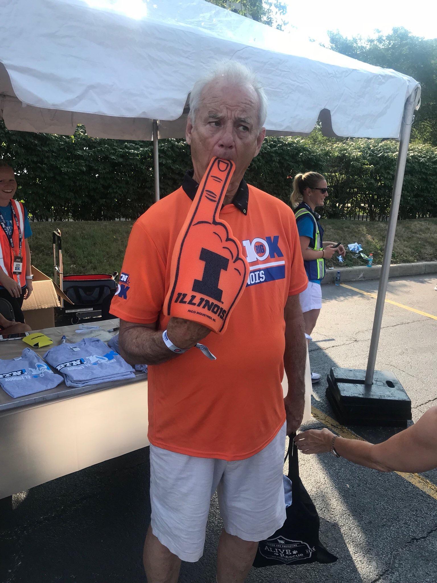 Happy Birthday to Bill Murray, who is also a big Illini guy.  