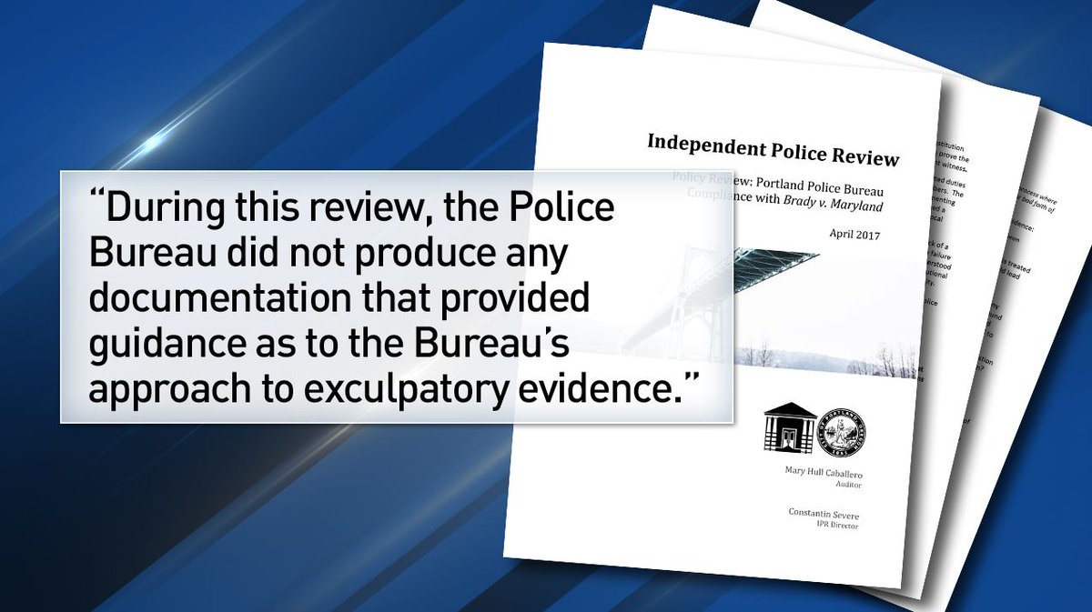 Further, IPR says the Bureau did not provide documentation proving they were teaching the officers about the ruling. IPR frequently bemoans the lack of cooperation from PPB, which is partly why there is a movement underway to overhaul police accountability in Portland. /5