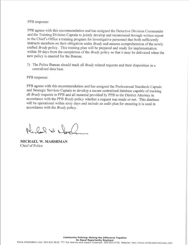 The police chief at the time, Mike Marshman, agreed! In 2017, he said PPB would draft a policy within 90 days. BUT... It didn't happen, hence I am doing this story now. (PPB just shared a draft last month) /7