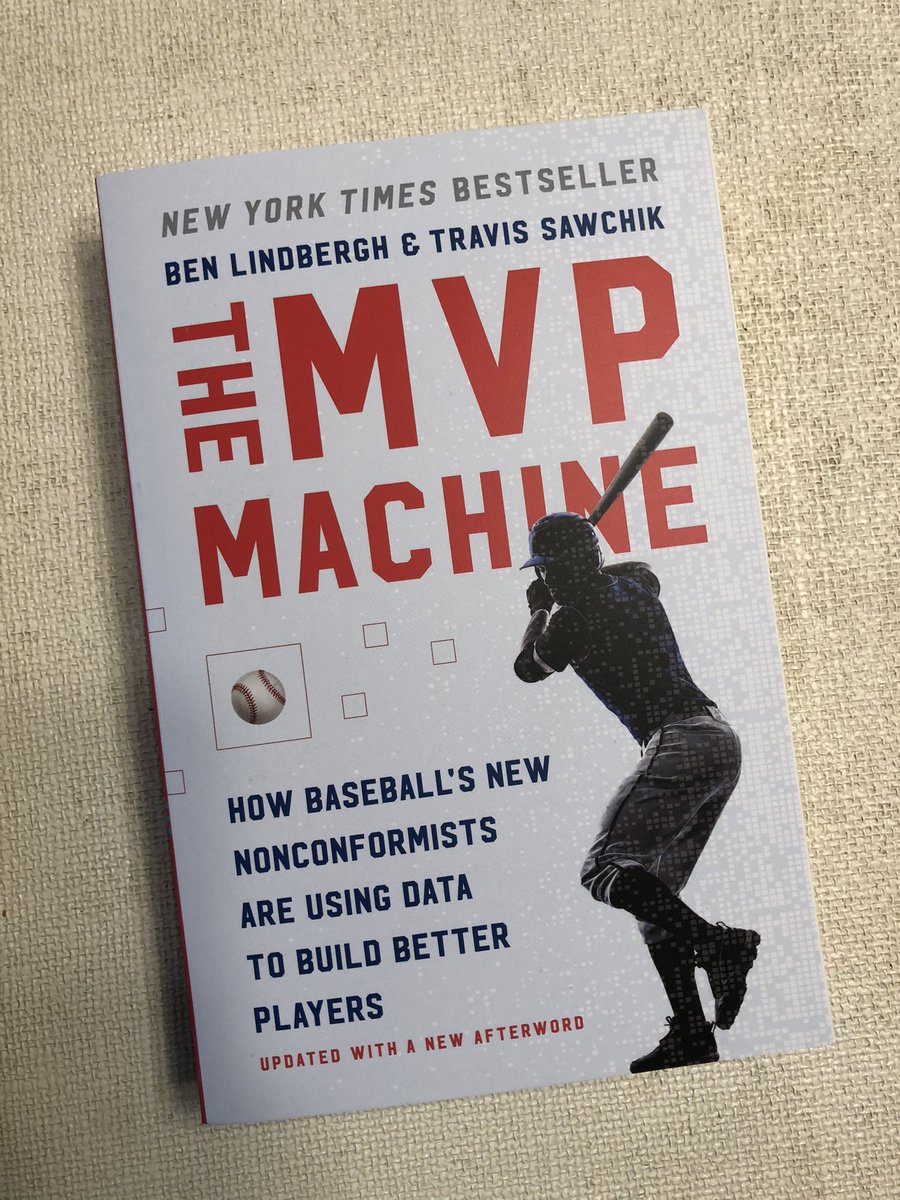 MLBBookClub's tweet image. WE ARE BACK! For the month of October, #MLBBC is partnering with @HachetteBooks to read THE MVP MACHINE by @BenLindbergh and @Travis_Sawchik! Be sure to pick up a copy, so you can read it with us starting on October 1!