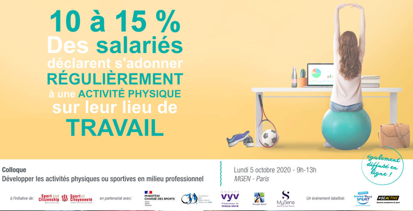 Plusieurs études ont montré les bénéfices des activités physiques et sportives au travail. Pourtant, en réalité, ces pratiques restent marginales en France. Venez en discuter avec nous le 5/10 à #Paris ou en ligne !

Infos et inscriptions : eventbrite.fr/e/billets-deve…