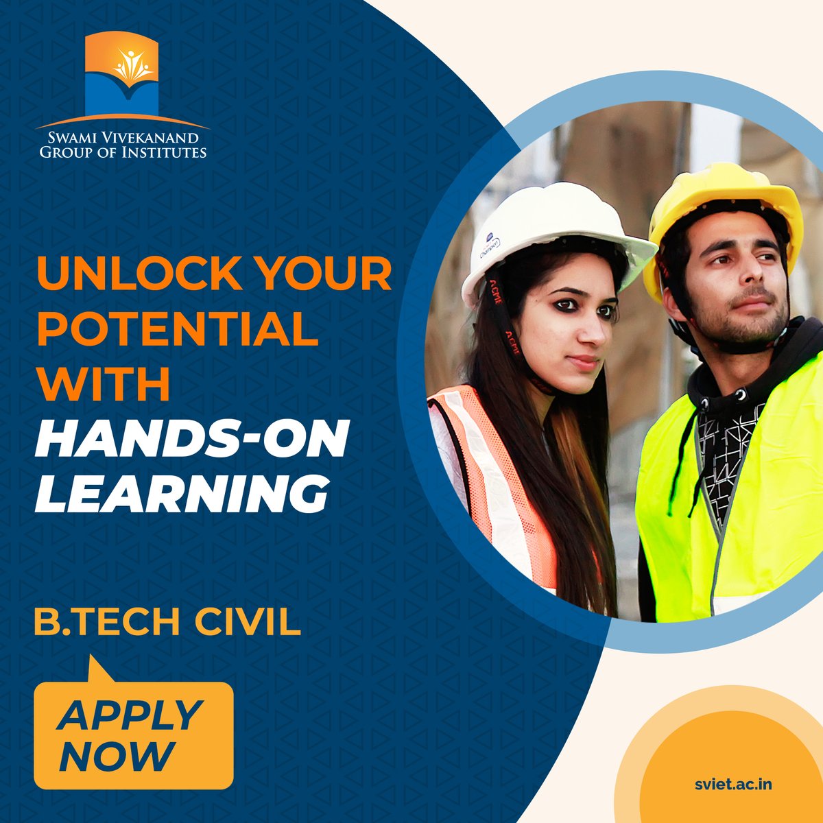 svietofficial's tweet image. Unlock your potential!

Our #BTechCivilEngineering program enables you to combine your technical competence with creative designing to get a firm hold over the ins &amp;amp; outs of construction for a bright career.👷🏻🏗

#SVIET #PremierEngineeringInstitute #ShapeAGreatFuture  #ApplyNow