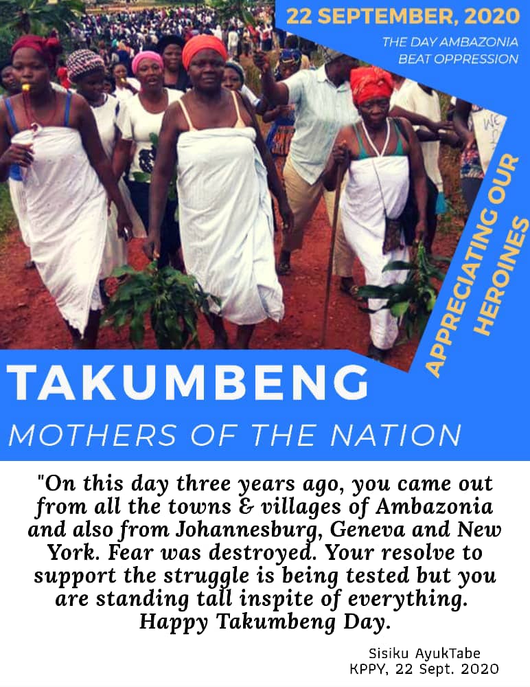 sisiku_ayuktabe's tweet photo. We stand with Takumbeng in their activities for homeland restoration. With determination & courage, we will reach Buea. It's either #TotalIndependence or #ResistanceForever. https://t.co/VRmym4kEwI
