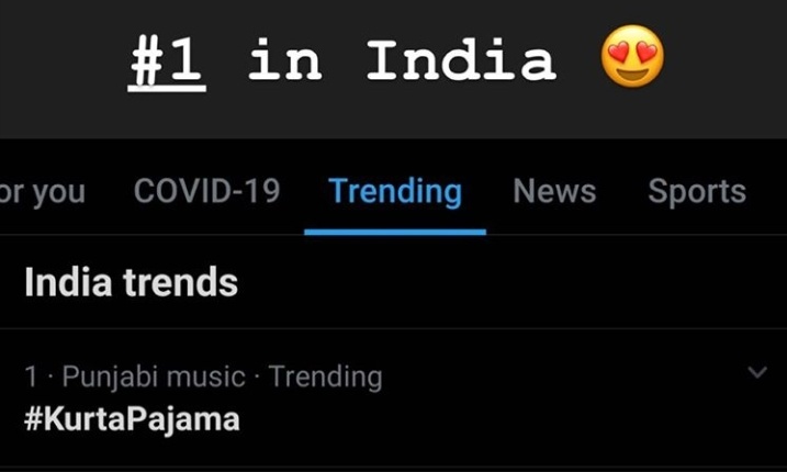 And here it was...Just an announcement of the date, First look will be revealed and it was already trending at 1 Also our baby doing what she does the best. Hyping her fans 