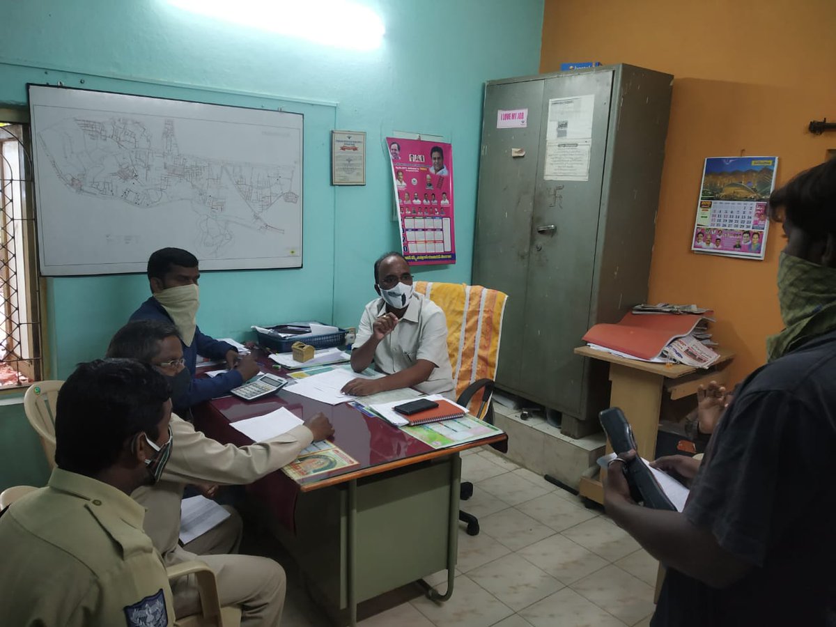 Hmwssb@online Sir, Conducting Revenue Collection Meeting at Prakash Nagar Section along with all MR's, Dn.7.