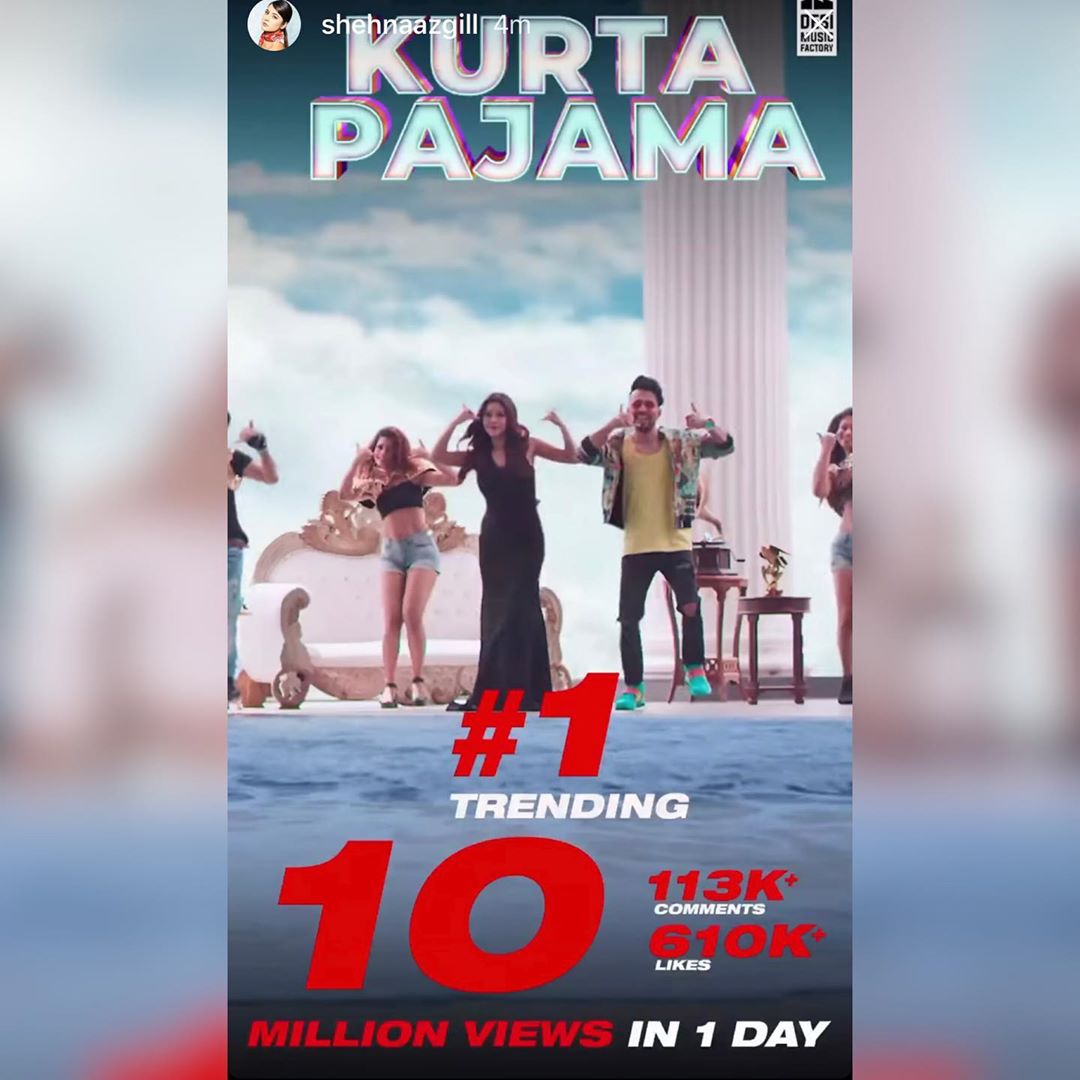 First milestone it was...Kurta Pajama completed 10M and still trending at no.1