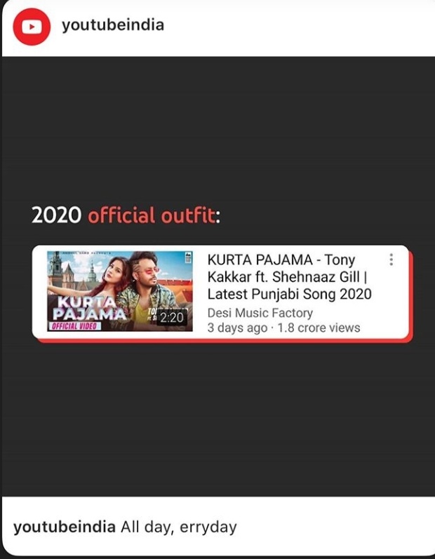 Trending trending  And Jassie Gill , youtube India promoting it  #KurtaPajamaHits100M