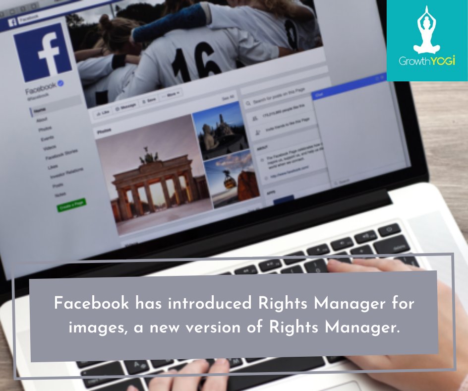 growth_yogi's tweet photo. #Facebook has introduced a new version of Rights Manager which uses matching technology to help content creator and publishers to secure their images
.
#growthyogi #digitalmarketing #onlinemarketing #facebook #Features #NewVersion #newtools #rightsmanager #copyright https://t.co/7tCR4RiaKM