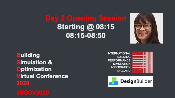 #BSOV2020 is back on Day 2

The opening session with <a href="/IBPSA/">IBPSA World</a> World President Lori McElroy starts @ 08:15

For more info visit - bso2020.org