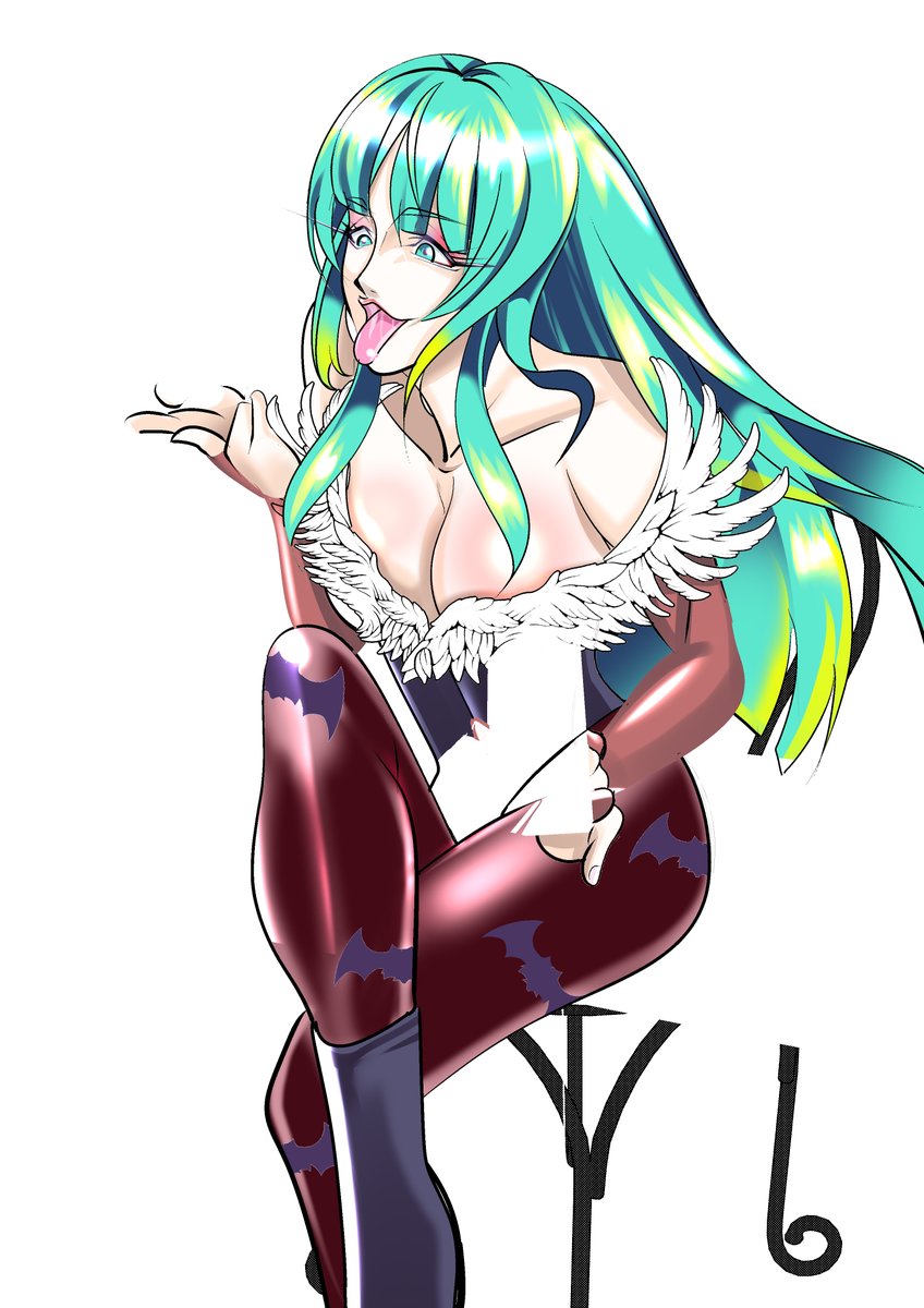 レイロウさん 誘惑 モリガン サキュバス ヴァンパイア フェリシア レイレイ ヴァンパイアリザレクション ヴァンパイアハンター 格ゲーキャラ描こうぜ 女の子イラスト イラストレーターになりたい イラスト好きな人と繋がりたい イラスト好き