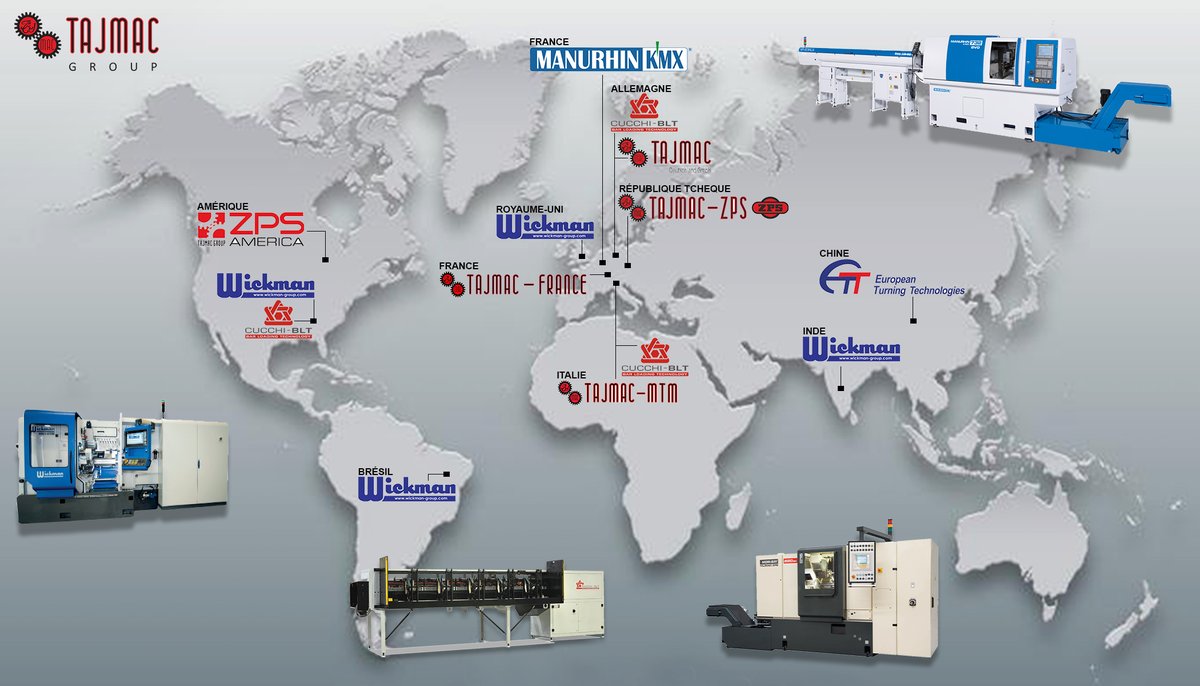 Tajmac Group (#MoriSay, #Wickman, #Cucchi, #Manurhin) providing turning and bar loading solutions for the globe.
If you are producing Medium to High Volume parts from 4mm to 82mm diameter let us help you increase productivity. #highvolume #turnedparts #Tajmac