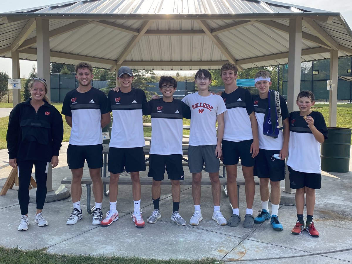 WarriorTennis66's tweet photo. Today, the Warriors competed in the Papio Invite (the biggest invite of the season). Huge shoutout to AJ Shefsky for taking home the gold medal in 2 singles! As a team, we finished 5th place overall (out of 20) against some of the top teams in the state! ⭐️ https://t.co/831spV6pv2