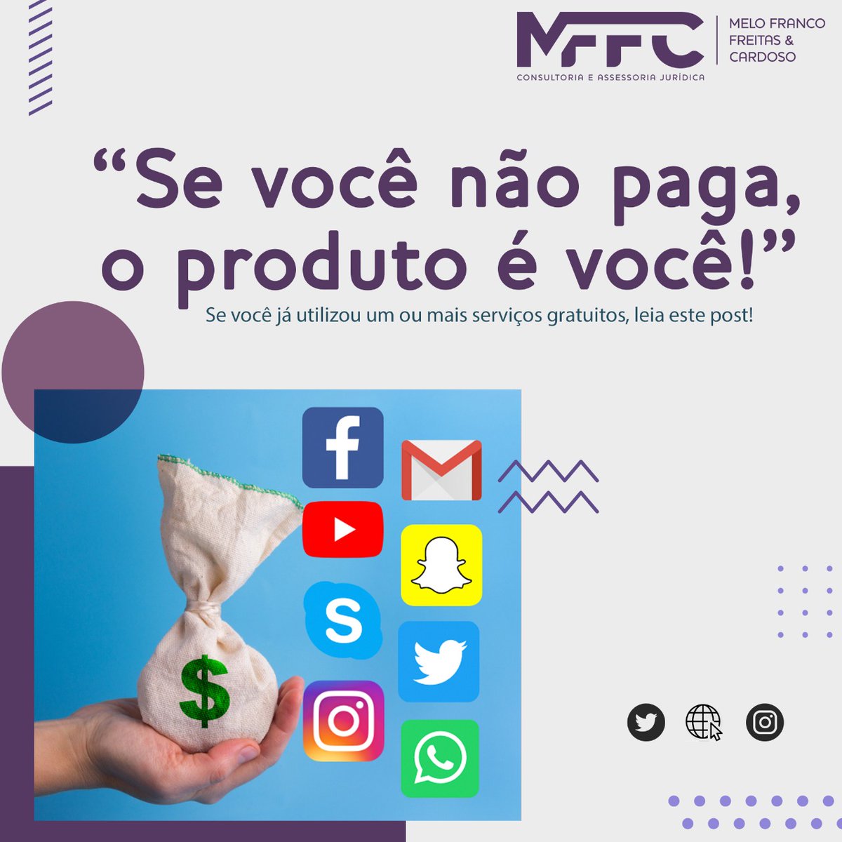 mffc_LGPD's tweet photo. Veja esta foto do Instagram de @_mffc https://t.co/TPd4Mt2VhN
#lgpd #lgpdcompliance #lgpdnapratica #consultoria #mffc #governançacorporativa #governança #gdprcompliance #gdpr #conformidadelegal #vantagemcompetitiva #otimização #empreendedorismo #socialdilemma #odilemadasredes https://t.co/K2kWCR7Zge