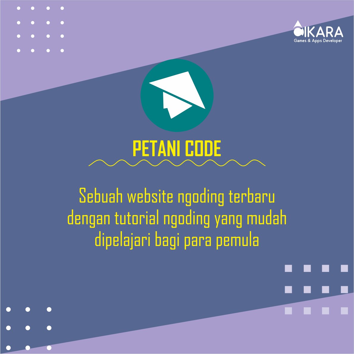 CikaraStudio's tweet image. Bagi teman-teman yang sedang mencari referensi tentang coding dan belajar ngoding berikut adalah sistus-situs web belajar ngoding yang dapat dikunjungi secara gratis.
selamat mencaoba
#coding #belajarcoding #ProgrammerNews #programmingisfun
