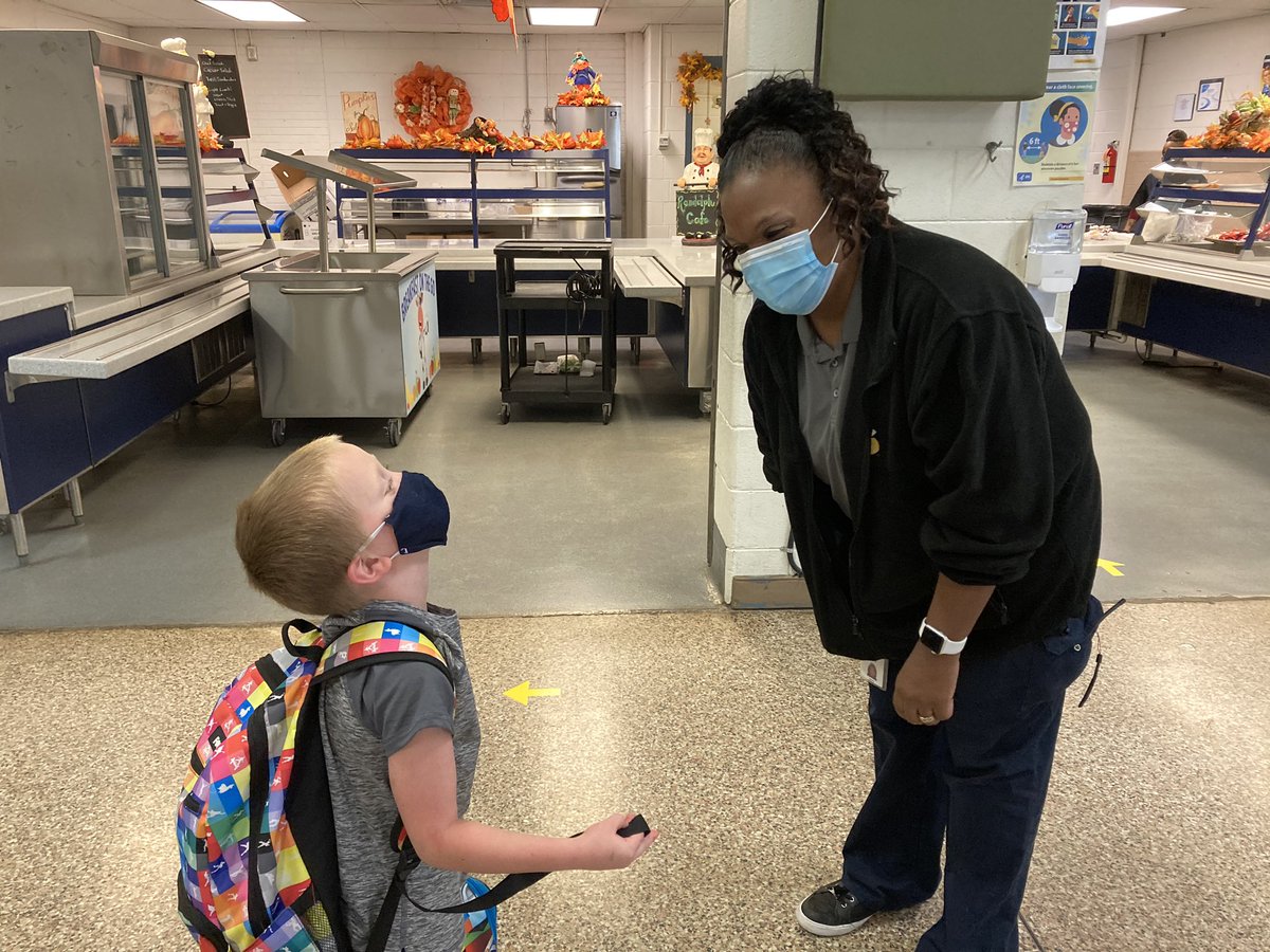 As I was walking this sweet Kindergarten boy to the office to be picked up, he asked me, “Do you know where the lady is that keeps the school clean?” I introduced him to her and he told her THANK YOU! 🥰 #YOUbelonghere #resSTRONG