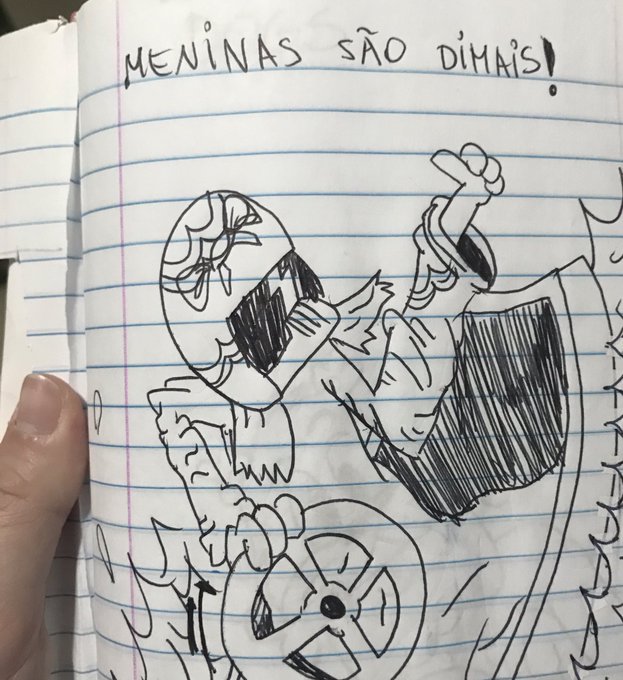 Eu com 10 anos n sabia escrever nem desenhar mas já sabia que era guei 