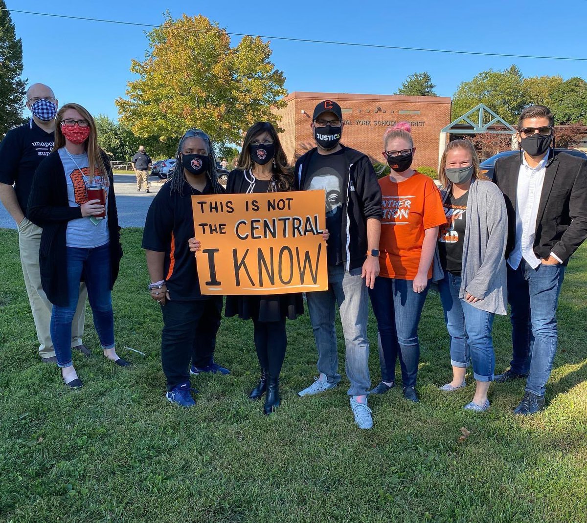 Treistan's tweet image. Reclaiming what it means to be a Central York Panther. Panthers may be solitary creatures, but I’m proud to claim this family! #myshadow #mypack #mypride #enoughisenoughcysd