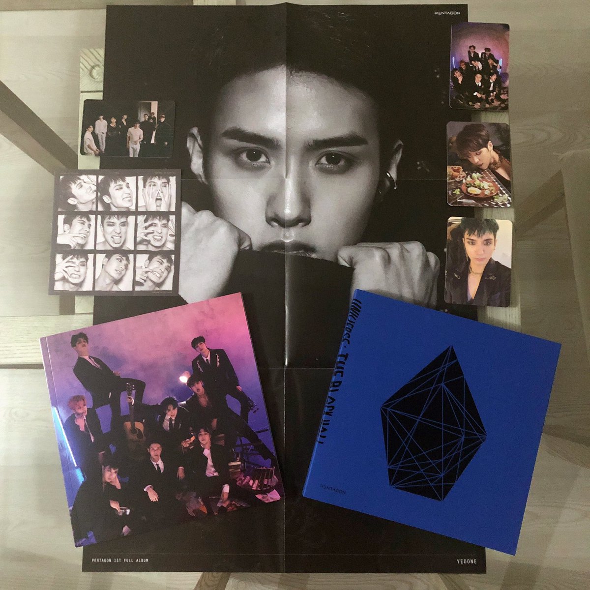 these are from each album with its respective photocards/extras