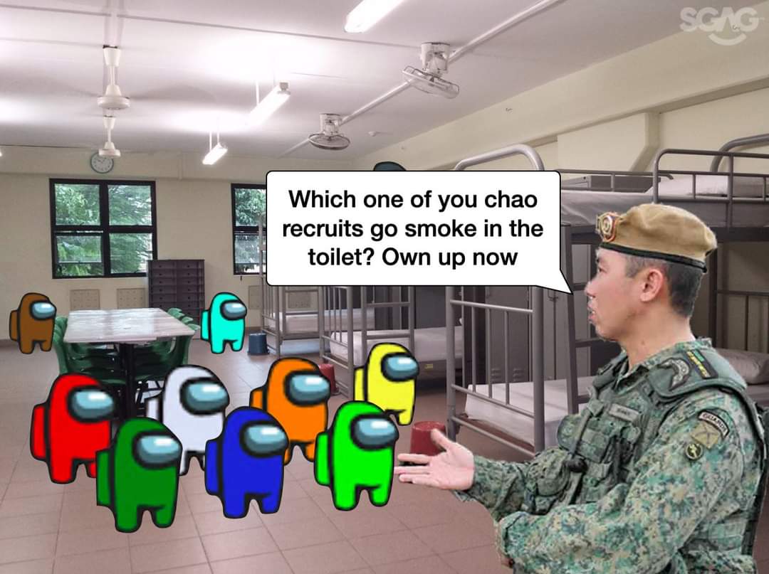 SGAG_SG's tweet photo. section 2 acting kinda sus sergeant https://t.co/Ldn9tR3fve