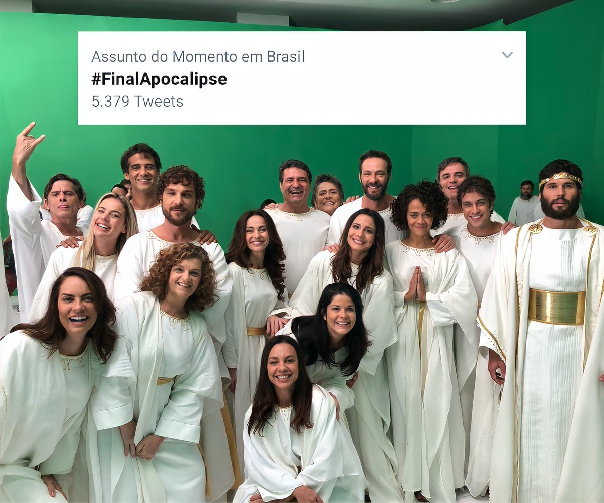 DramaBiblica's tweet photo. Trabalho concluído com sucesso! ✅
Um dos assuntos mais comentados no Twitter 🙏❤
#TeamsJesus 

#NovelaApocalipse #FinalApocalipse #Apocalipse #Apocalipsis #Photograpy #RedeRecord #RecordTV https://t.co/XJDHMFvdfh