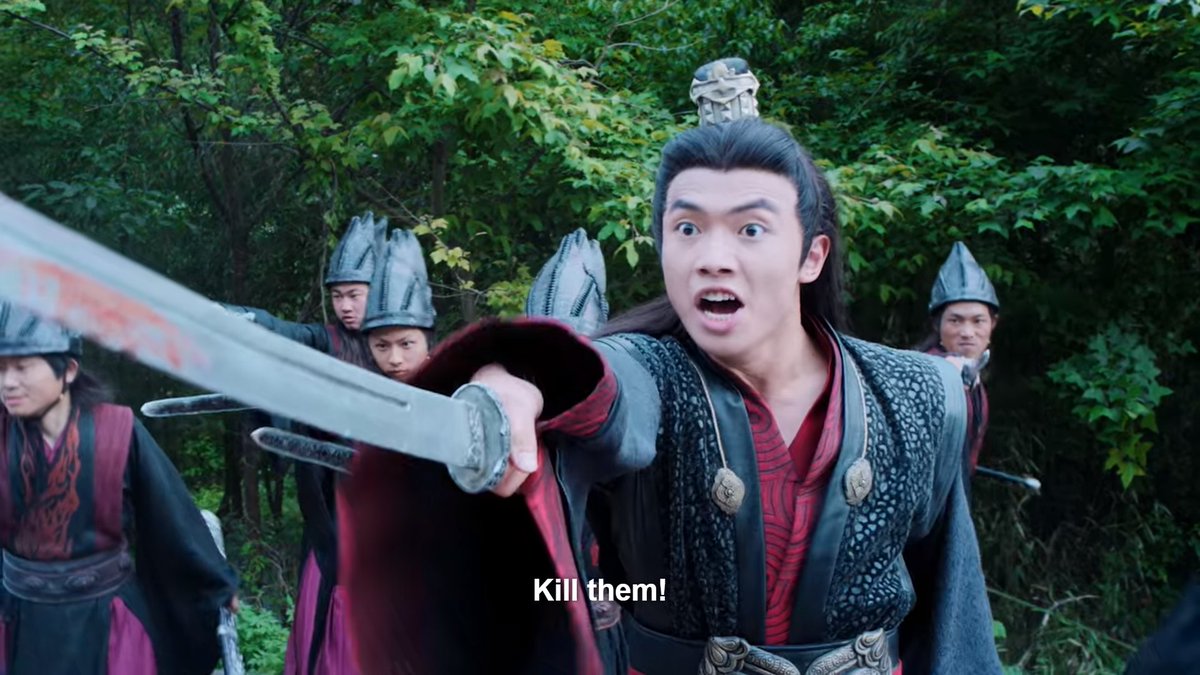 This guys like "Kill Him!" and Lan Wangji is like "No."