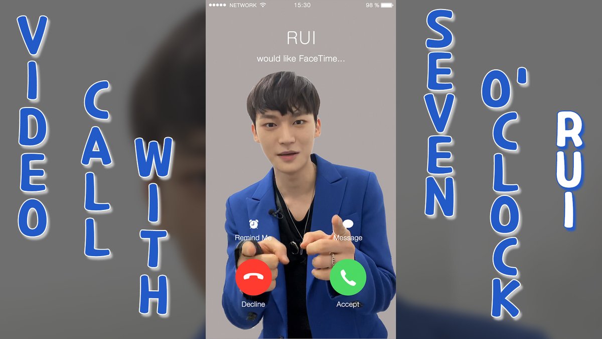 7OC_official's tweet image. [🎥] | [세븐어클락(Seven O'clock)] 쏙이랑 영통하기 (Video Call with SOC) Rui ver.

▶ youtu.be/u-pwJZZhJ2A

#세븐어클락 #SevenOClock 
#HIGHWAY #HeyThere #루이 #로즈