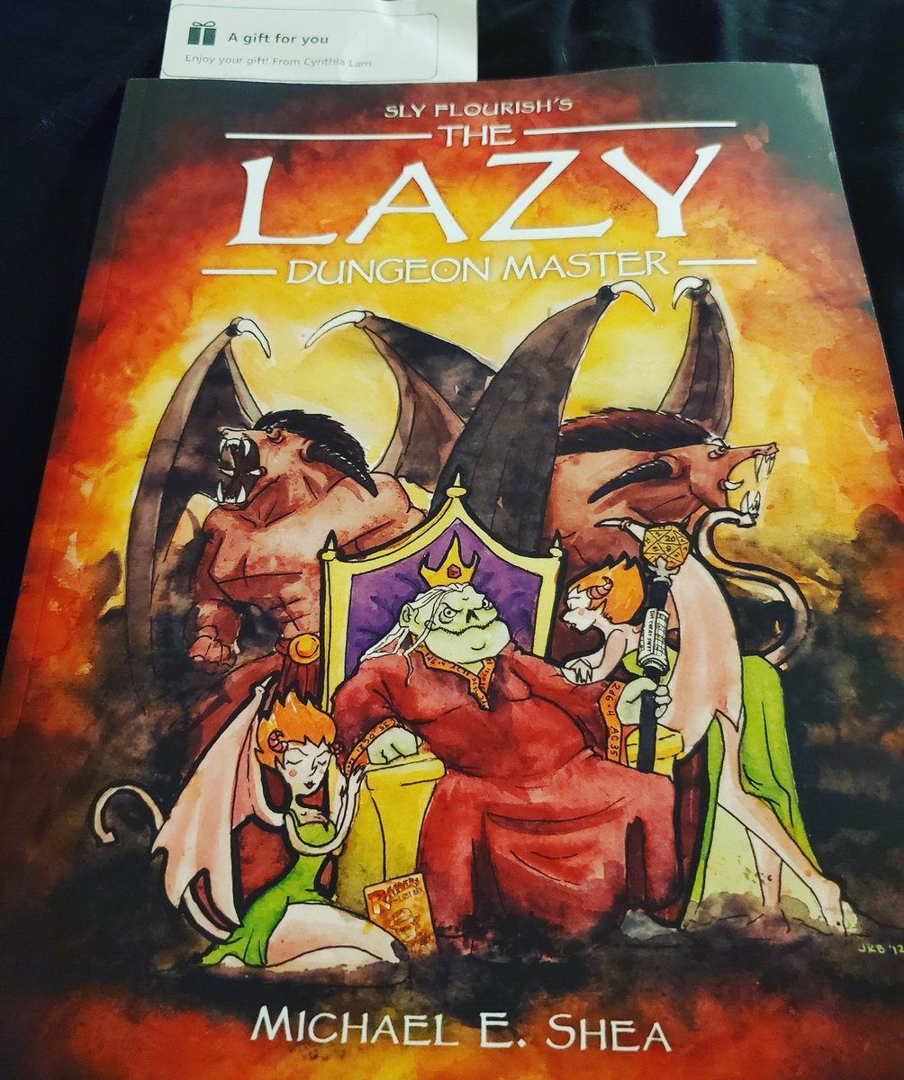 ShieldMaidenLMS's tweet photo. My friends have been sending me early bday gifts that will help me run my first campaign. I'm not new to playing D&amp;D but I am to running a game. #dungeonsanddragons #earlybirthdaygift https://t.co/9YJSRcbAxY