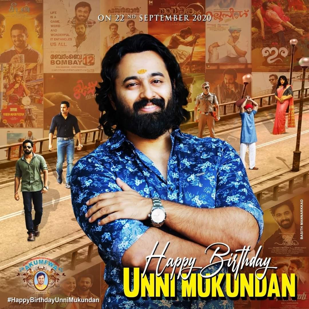 Happy Birthday Unni Mukundan
Wishes on behalf of fans 