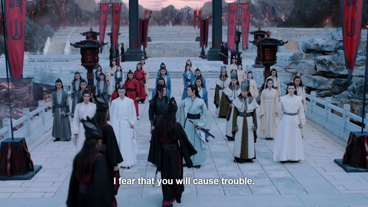 This is it. This is the dynamic between Jiang Cheng and Wei Wuxian in 2 screen caps.