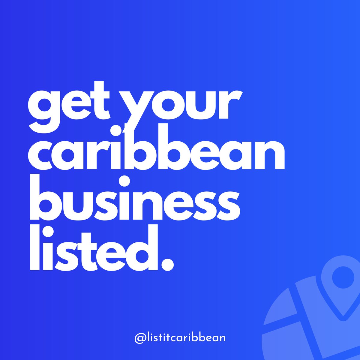 List It Caribbean is an online listing directory for Caribbean businesses, events, jobs, real estate and vehicles. Our mission is to provide an online platform for Caribbean people to market their services and discover other listings in the Caribbean. 
FB/IG: @listitcaribbean