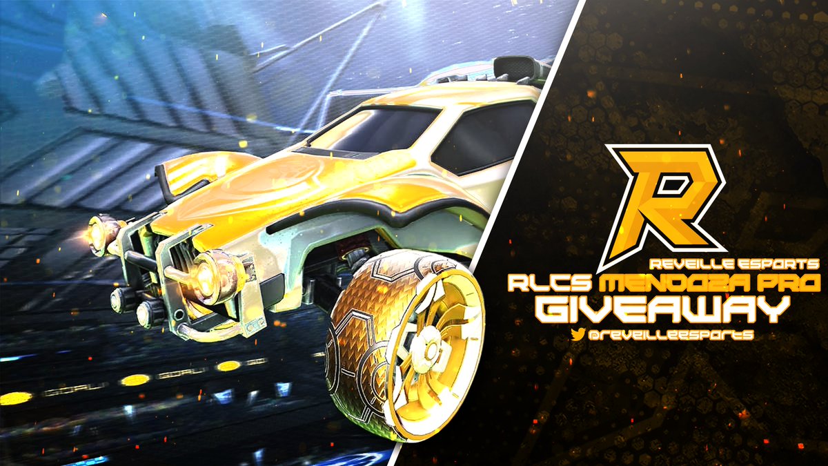 RLCS Wheel Code Giveaway!! 

Here's how you enter:

1. Follow our twitter and retweet this post

2. Follow our twitch twitch.tv/reveilleesports

3. Join our Discord! discord.gg/NxAAHSr

Each option is good for one entry in the giveaway! Winner announced on stream Sep 30th!