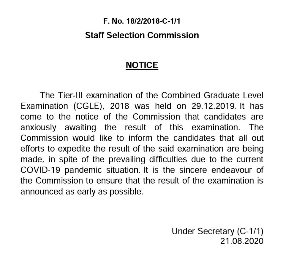 VikasDhull13's tweet photo. #SSC_Scorecard_with_Rank
#SpeakUp
#SSCdeclareCGLresult
#ssc_cgl_18_result

It's been more than a month since SSC started its all out efforts to declare CGLE 18 T3 RESULT but no result till date. Now please declare RESULT with scorecard.
@DrJitendraSingh @DoPTGoI @Architguptajii https://t.co/87flGsFLZU