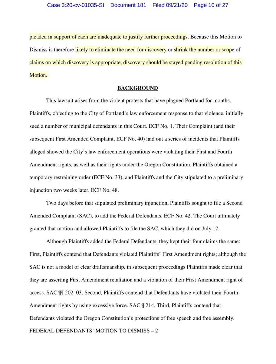 The Trump/Barr  @TheJusticeDept in all their gloryThis filing is atrocious. Starting a sentence with a conjunction. On style, I’d rate it a -100In terms of substance;the meandering rationale, coupled with the heavy reliance of nonsensical verbosity... https://ecf.ord.uscourts.gov/doc1/15117697477