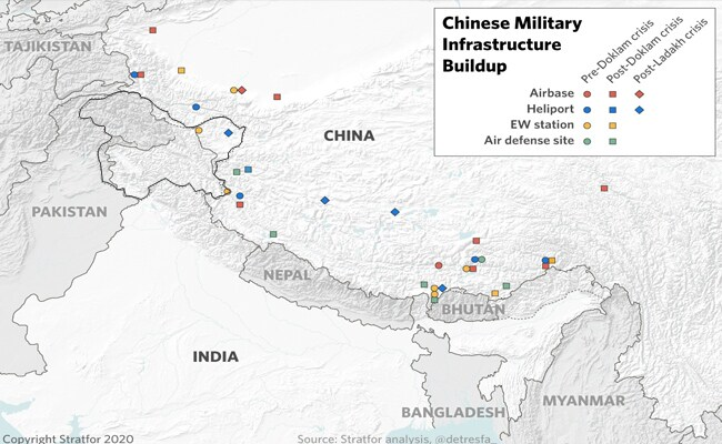 ndtv's tweet photo. In 3 Years, China Doubled Its Air Bases, Air Defences And Heliports Along India Frontier: Report https://t.co/4MFZ6CzEdi https://t.co/rcrHw5qc7A