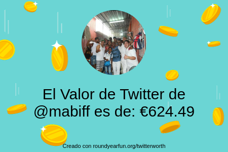 mabiff's tweet photo. Mi valor en Twitter es de: €624.49

Encuentra el tuyo(a) con https://t.co/QRthaSkRXE

⠀ https://t.co/4oIMNGSbns