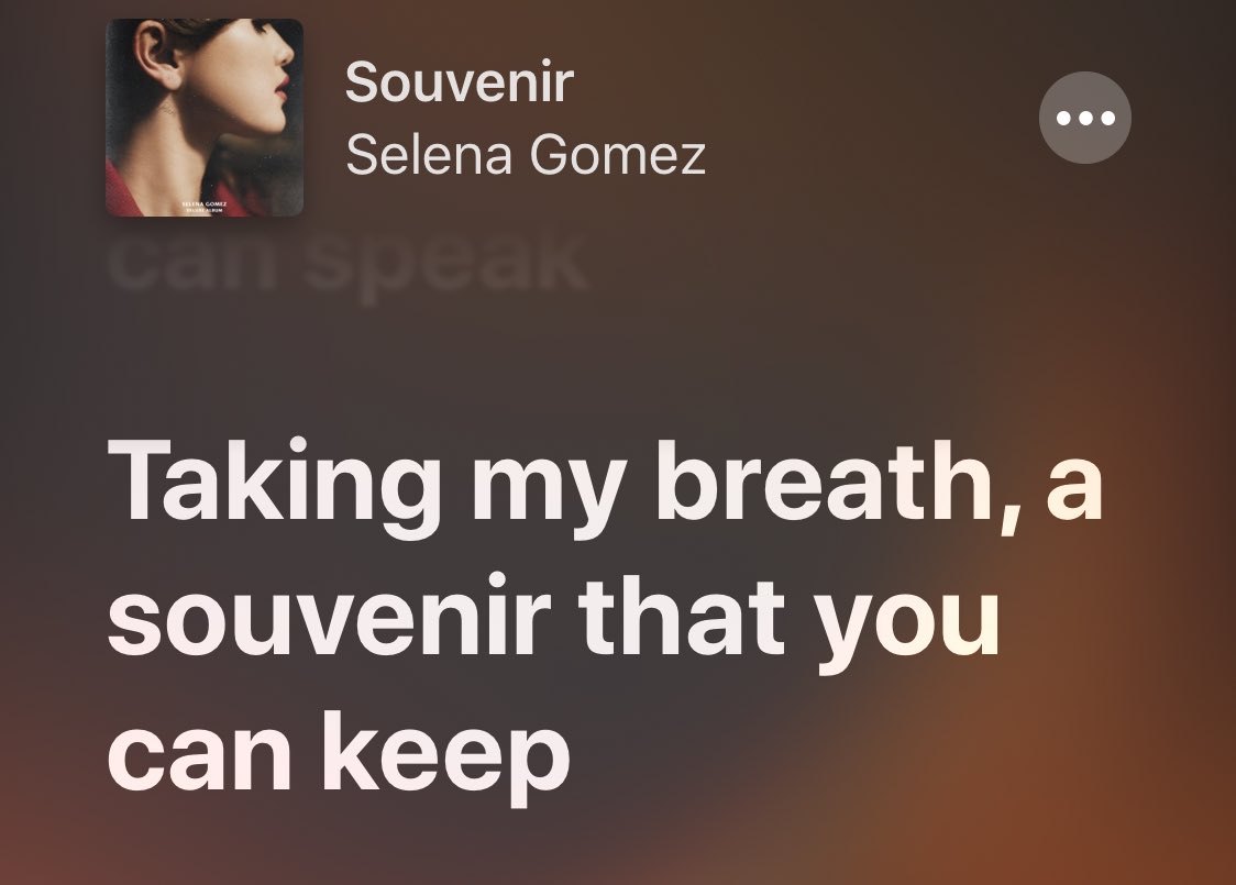 He can’t breathe without her, she gives her breath as a souvenir