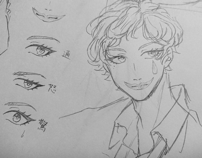 やっと描き慣れてきた力さん 