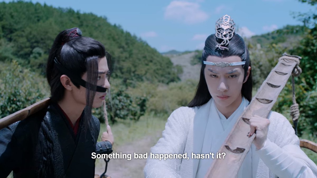 To THIS in like no time flat -- also Lan Wangji's face is really hurting me right here