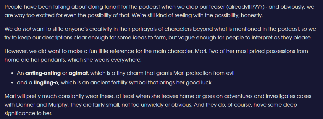HiNayPod's tweet photo. Mari's anting-anting / agimat and lingling-o! Since the explanation is fairly long, we've taken a photo of the tumblr post for thorough explanation. However, we will also paste the info in replies.
#HiNayPod #HiNayPodcast #LingLingO #antinganting #agimat #FilipinoPodcast https://t.co/YETNzbbwQR