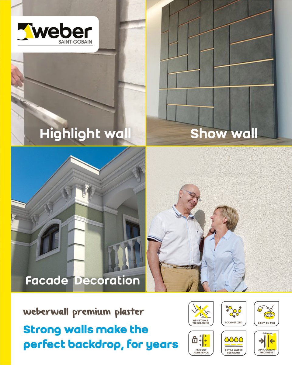 SGWeberIndia's tweet photo. weberwall premium plaster’s graded sand and consistent formulation ensures minimum shrinkage cracks. 
Know more: https://t.co/mFJLHye9q0
#weberwallpremiumplaster #WallPlaster #PremixedPlaster #ConstructionSolutions #SaintGobainWeber https://t.co/Z4IXlcqALH
