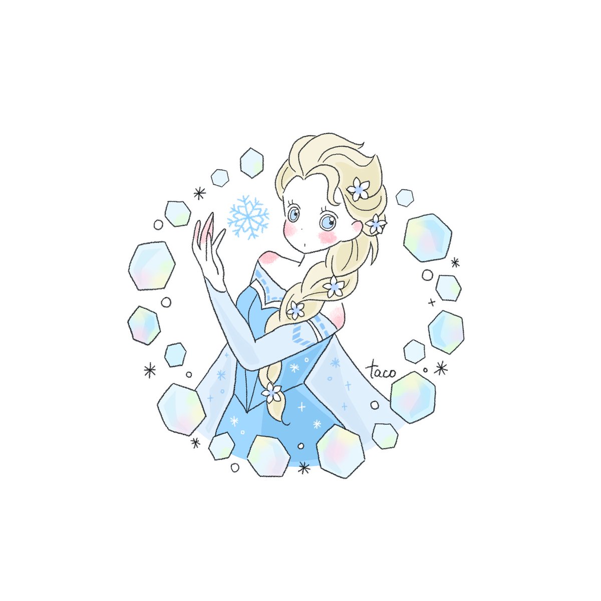 Tacomaru イラスト Pa Twitter アイコンにどうぞシリーズ アナ雪 アナと雪の女王 Frozen アナ エルサ Snowwhite 白雪姫 女の子イラスト ゆるいイラスト いらすと いらすとぐらむ イラスト好きな人と繋がりたい イラスト好き Disney