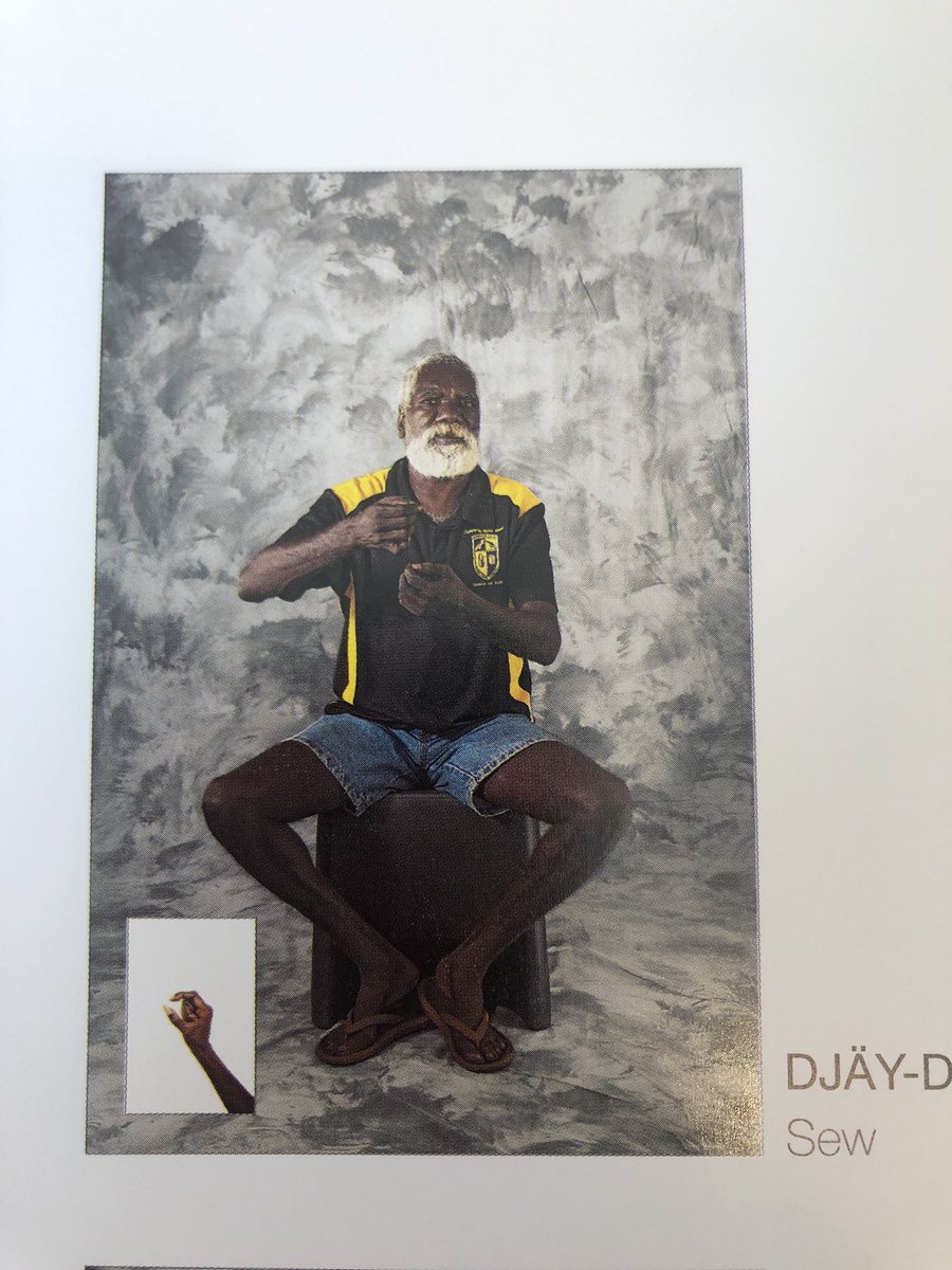 juliepower's tweet image. Happy to receive the beautiful handbook on Yolngu sign language #AusIndigLanguag #FirstLangAU #IndigenousTweet
Starting w happy sign ... @AIATSIS