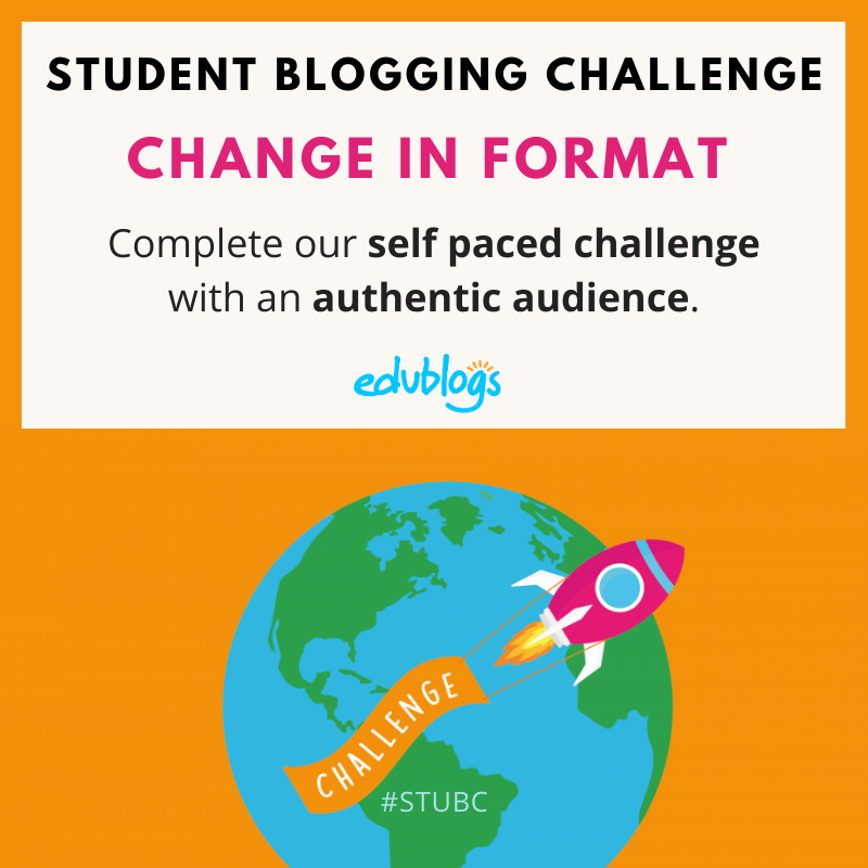 📢 Student Blogging Challenge announcement. The Oct Challenge won't be going ahead this year. Instead, we have a self paced challenge for you. And you can still receive comments from our volunteers!

Open to all. No registration!

theedublogger.com/student-bloggi…

#STUBC #RemoteLearning