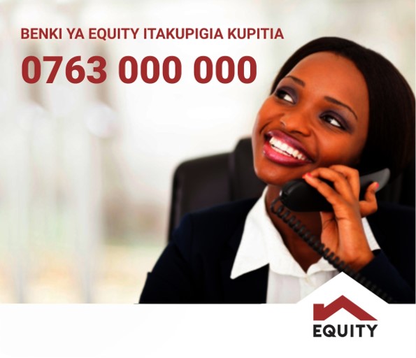 RadioJamboKenya's tweet photo. Simu zote kutoka Equity sasa ni kutoka nambari moja pekee; 0763 000 000.
Do not engage any other numbers instead report by sending an SMS with the caller number to 333
@KeEquityBank
#OneEquityNumber #NumberYaEquity https://t.co/JTnVNweoGc