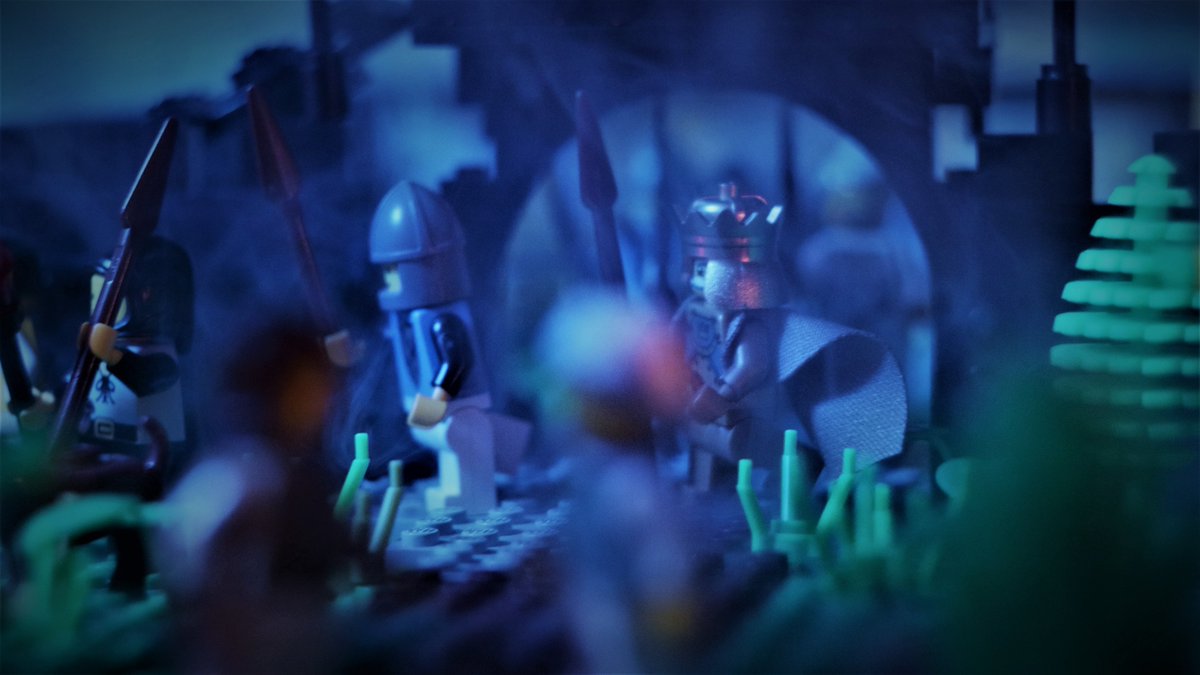 I'm using Legos to storyboard my new movie BAE WOLF, which I'm shooting in the spring here in South Carolina. In scene seven, King Hrothgar leads his subjects on a night hunt while Princess Freawaru and the bard Shaper conspire. Follow BAE WOLF:  https://facebook.com/baewolfmovie 