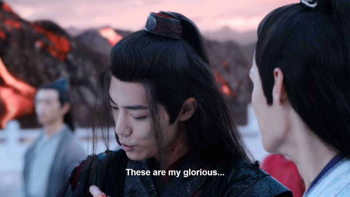 Again, my sympathy belongs to Jiang Cheng as he has earned all of it.