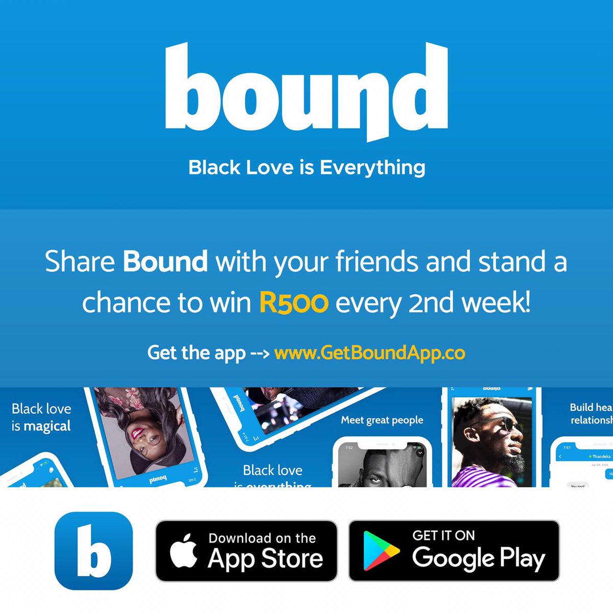 LolzPat's tweet image. @getboundapp is here to stay and so will your soulmate.

Download the app using this link 🔗 bound.onelink.me/oCP3/a9d45fc1 you'll never be lonely again! 🎉

#DJSBU #Nkulunkulukazi
