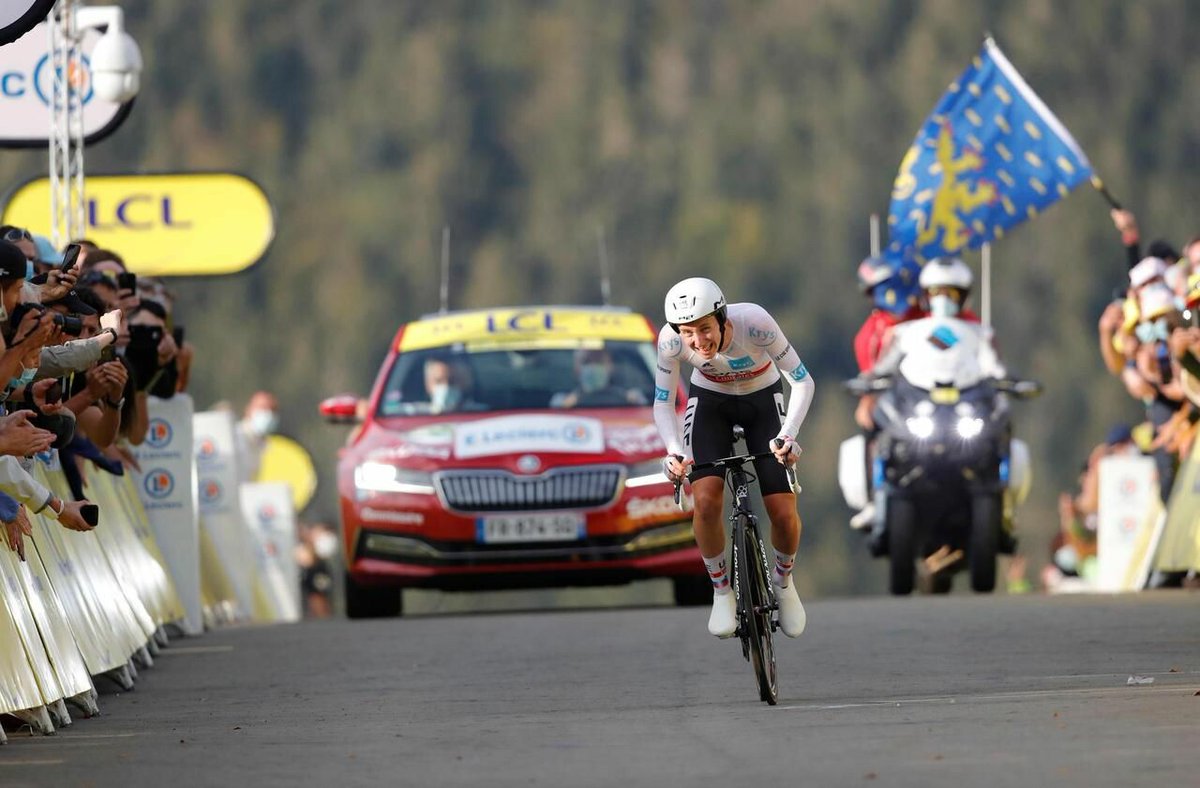 leparisiensport's tweet photo. Tour de France : faut-il croire en Tadej Pogacar ?
➡️ https://t.co/QtnO8EuSGc https://t.co/STvTquLaQb