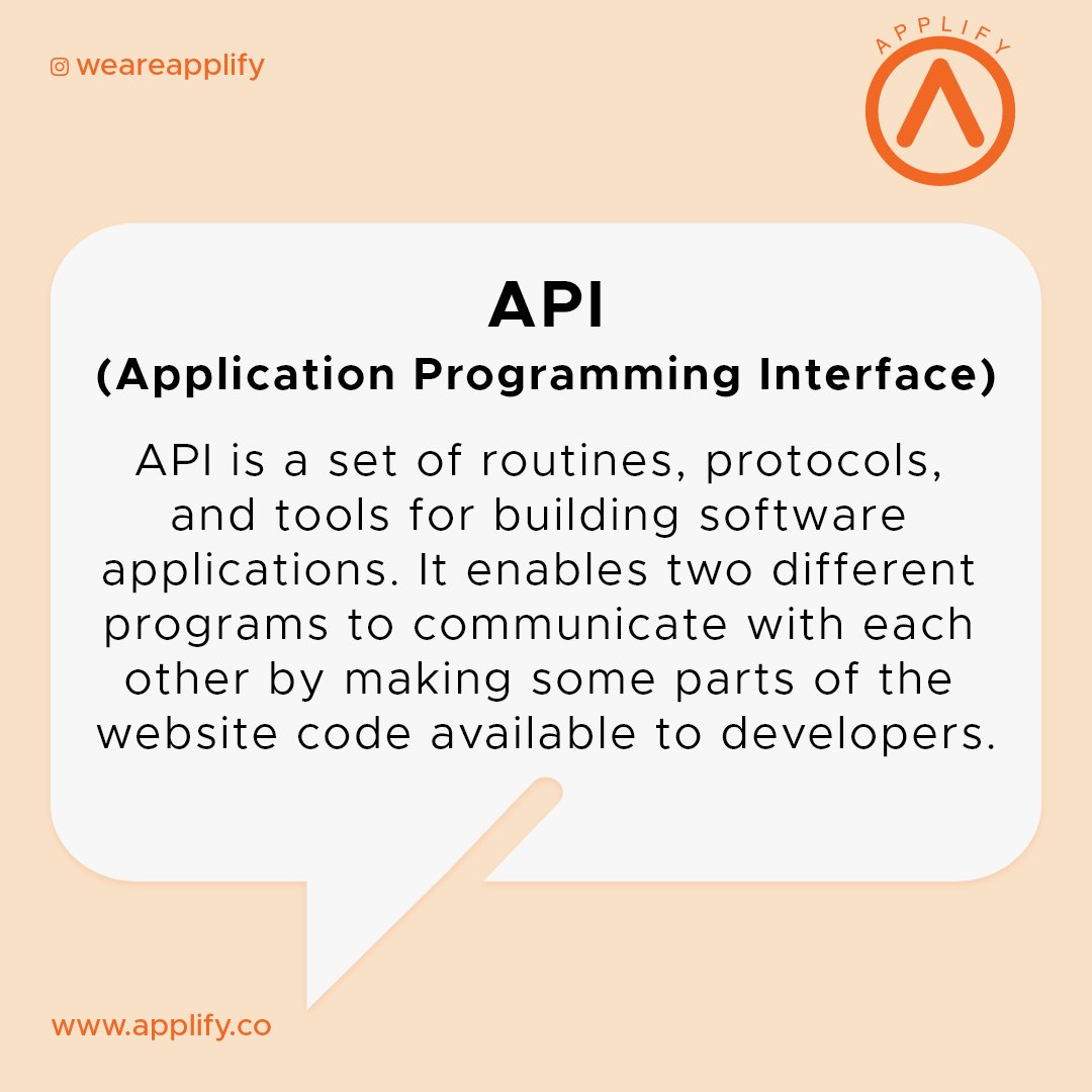TeamApplify's tweet image. Did you know that API simplifies programing while building applications? 🤔⁣

#api #applicationprogramminginterface #applicationprogramming #appprogramming #programming #applify⁣